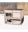 Trixie Natura Konijnenhok Xl Met Isolatie Grijs 120X94X98 CM
