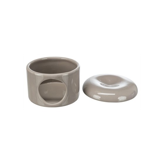 Trixie Speelhuis Muizen Met Deksel Keramiek Taupe 16X16X12 CM 3 ST