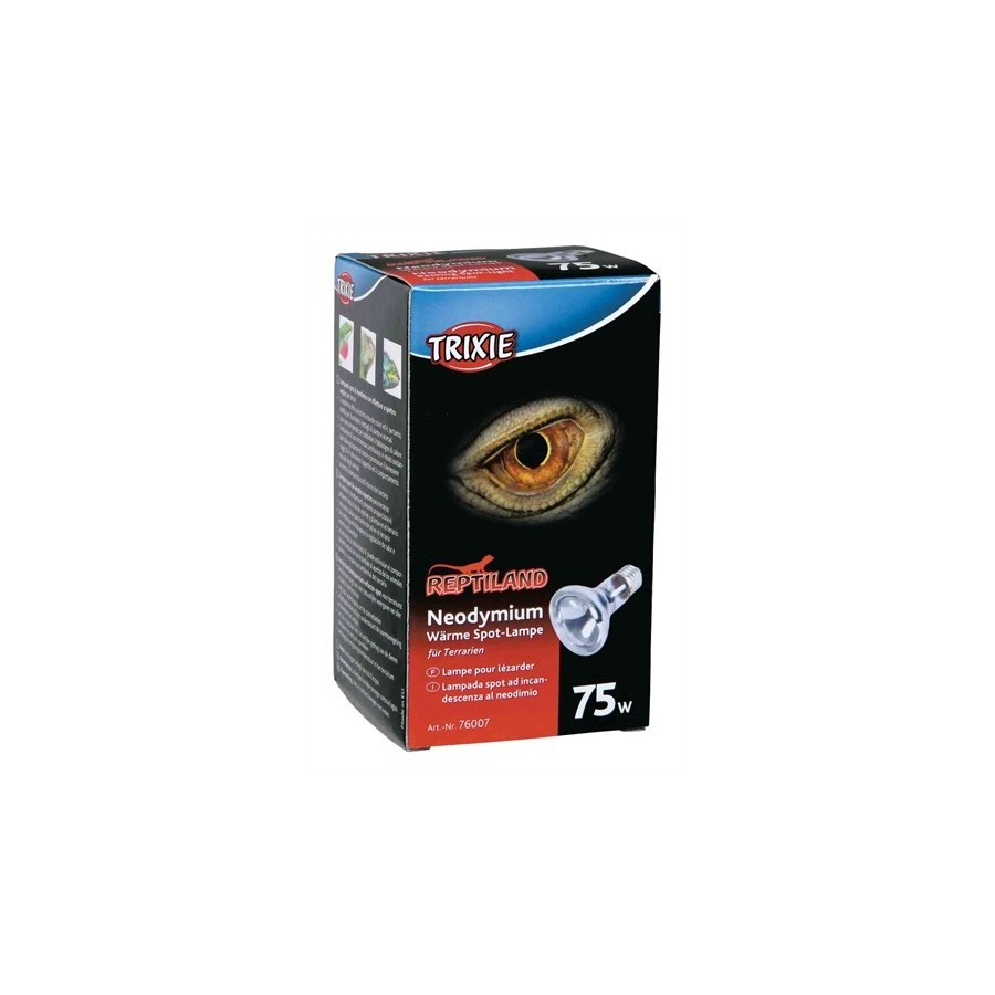 Trixie Reptiland Warmtelamp Neodymium 75 WATT 6,3X6,3X10 CM 3 ST