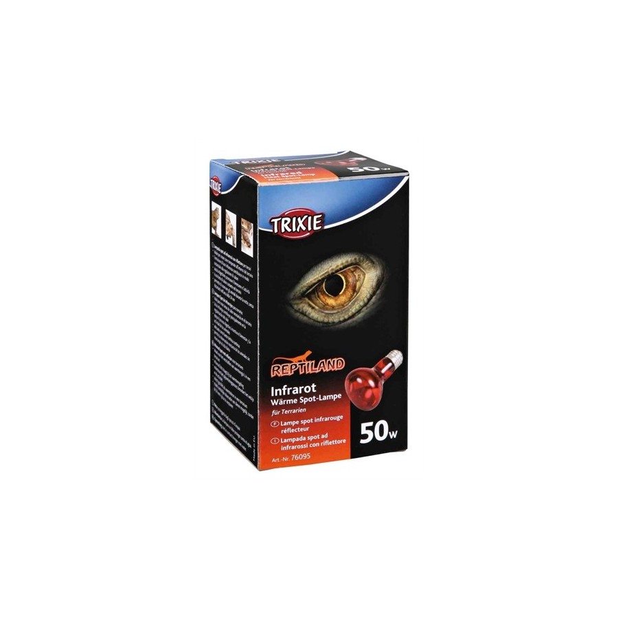 Trixie Reptiland Warmtelamp Infrarood 50 WATT 6,3X6,3X10 CM