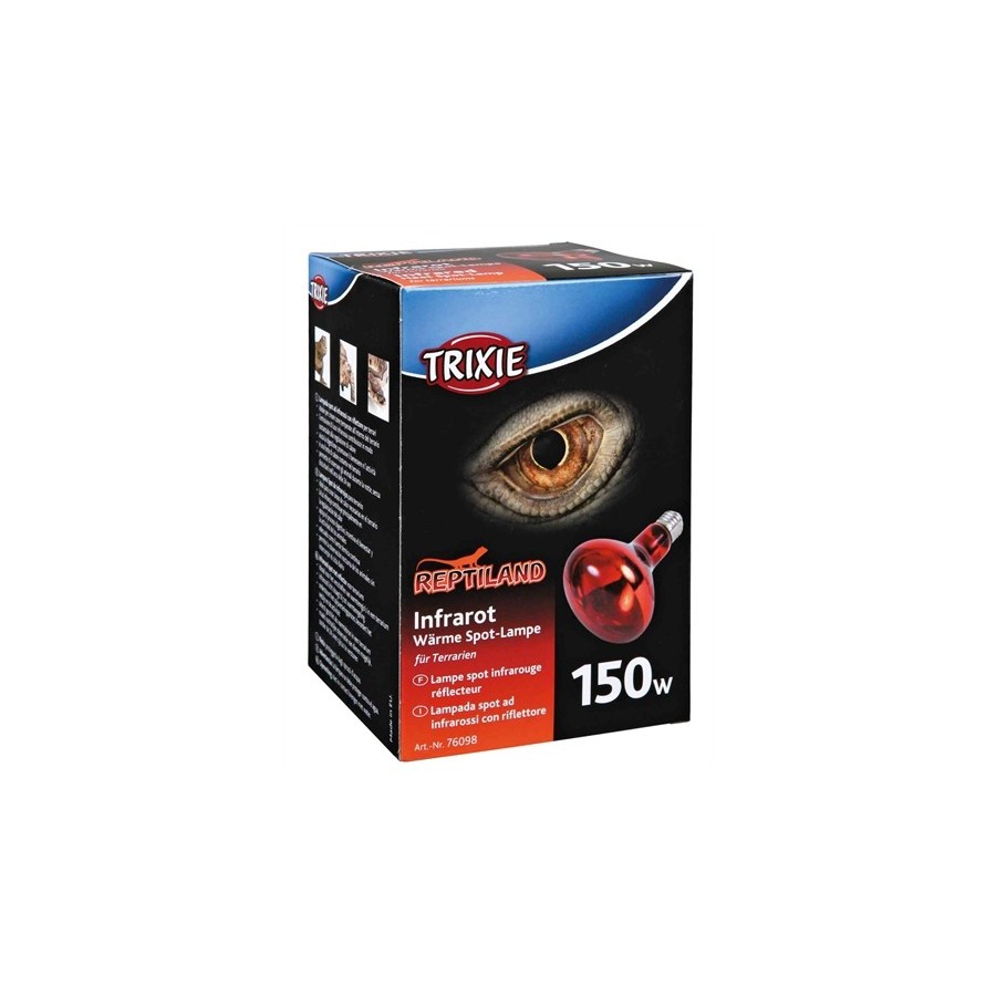 Trixie Reptiland Warmtelamp Infrarood 150 WATT 9,5X9,5X13 CM 3ST