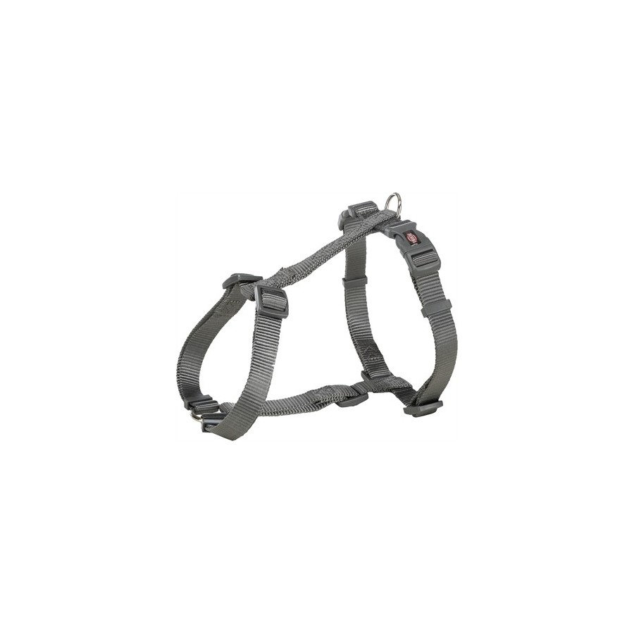Trixie Hondentuig Premium H-Tuig Grijs 42-60X1,5 CM