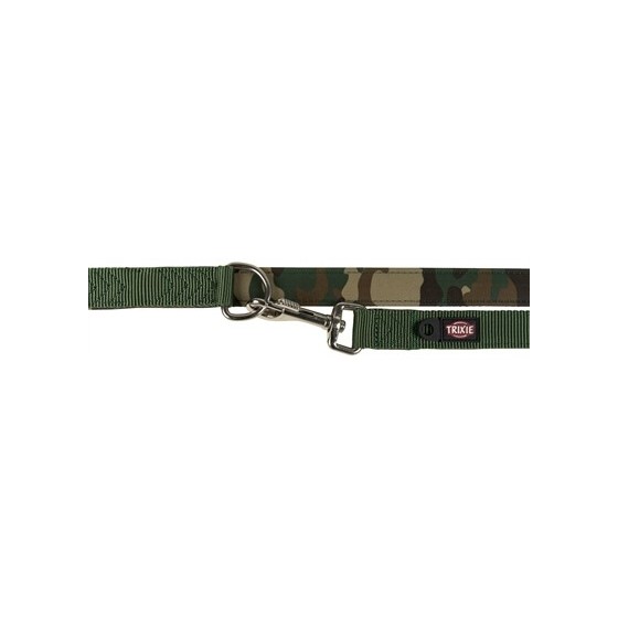Trixie Hondenriem Mimetico Verstelbaar Premium Neopreen Camouflage 200X2,5 CM
