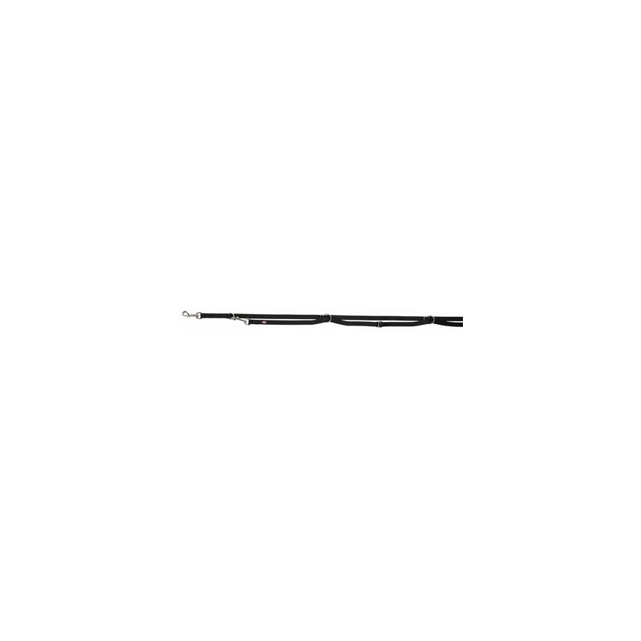 Trixie Hondenriem Premium Verstelbaar Zwart 300X1,5 CM