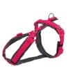 Trixie Hondentuig Premium Trekking Fuchsia / Grijs 70-85X2,5 CM
