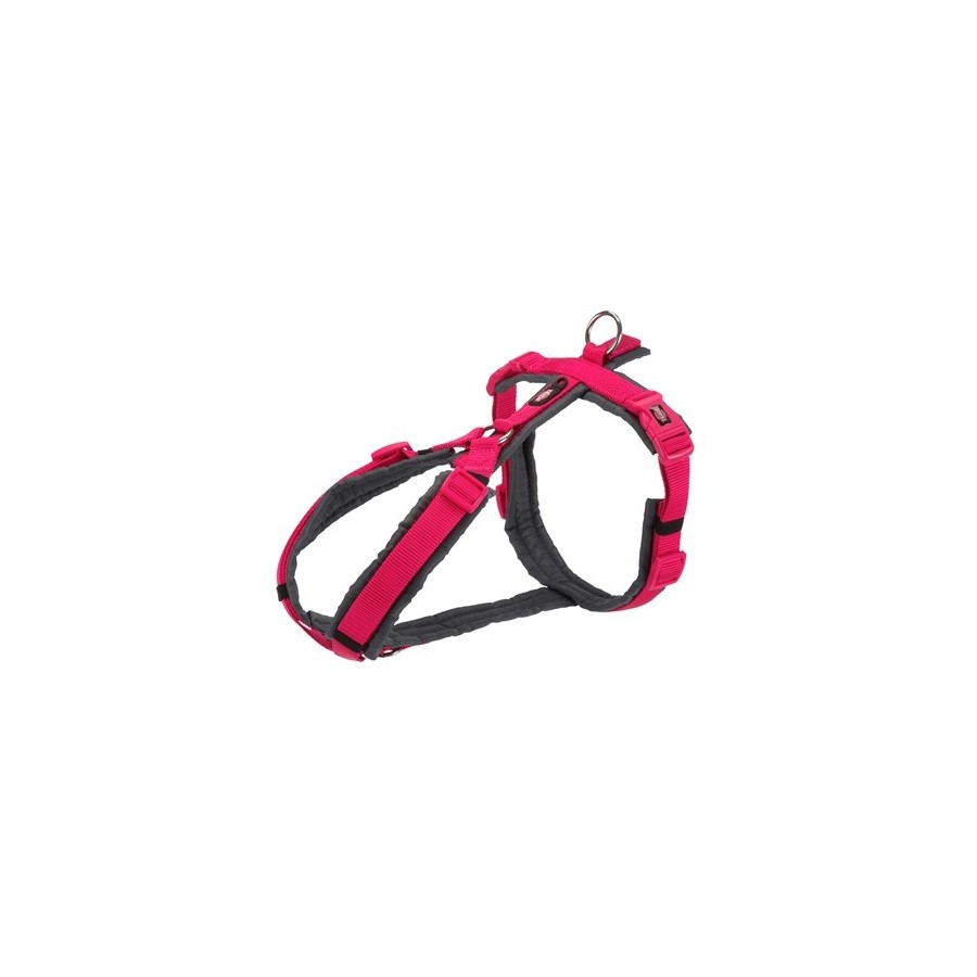 Trixie Hondentuig Premium Trekking Fuchsia / Grijs 62-74X2,5 CM