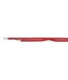 Trixie Hondenriem Premium Dubbelgestikt Verstelbaar Rood 200X1 CM