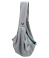Trixie Junior Hondentas Buikdrager Lichtgrijs / Mintgroen 60X22X20 CM
