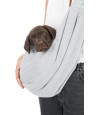 Trixie Junior Hondentas Buikdrager Lichtgrijs / Mintgroen 60X22X20 CM