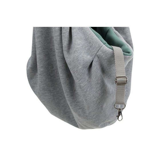 Trixie Junior Hondentas Buikdrager Lichtgrijs / Mintgroen 60X22X20 CM