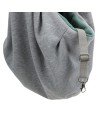 Trixie Junior Hondentas Buikdrager Lichtgrijs / Mintgroen 60X22X20 CM