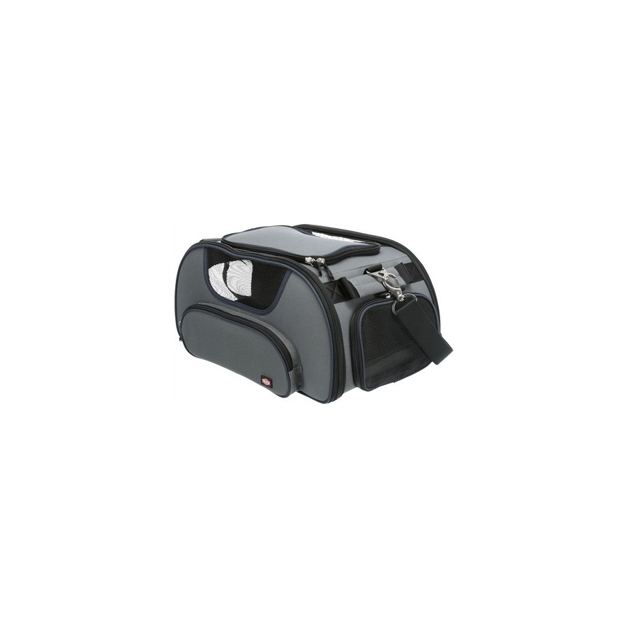 Trixie Hondentas Vliegtuigtas Wings Grijs / Blauw 46X28X23 CM
