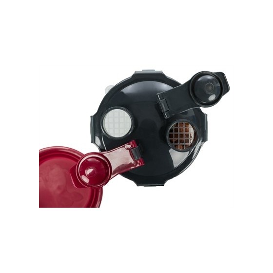 Trixie Waterfles / Voerfles Inclusief Reisbak Kunststof / Silicone 2X350 ML 11X11X23 CM