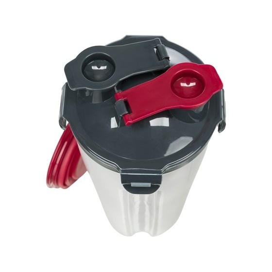 Trixie Waterfles / Voerfles Inclusief Reisbak Kunststof / Silicone 2X350 ML 11X11X23 CM