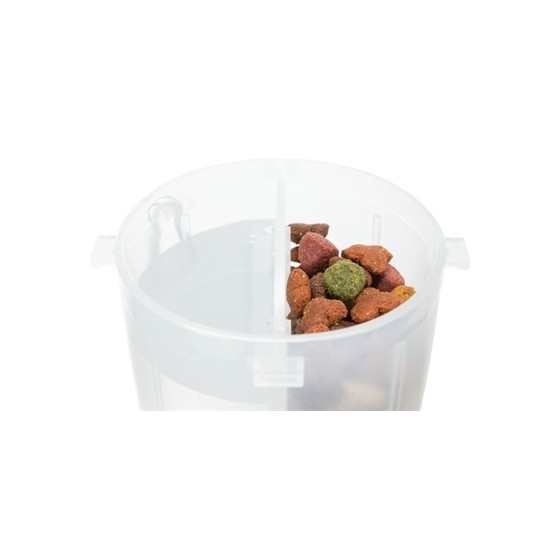 Trixie Waterfles / Voerfles Inclusief Reisbak Kunststof / Silicone 2X350 ML 11X11X23 CM