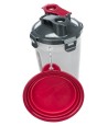 Trixie Waterfles / Voerfles Inclusief Reisbak Kunststof / Silicone 2X350 ML 11X11X23 CM