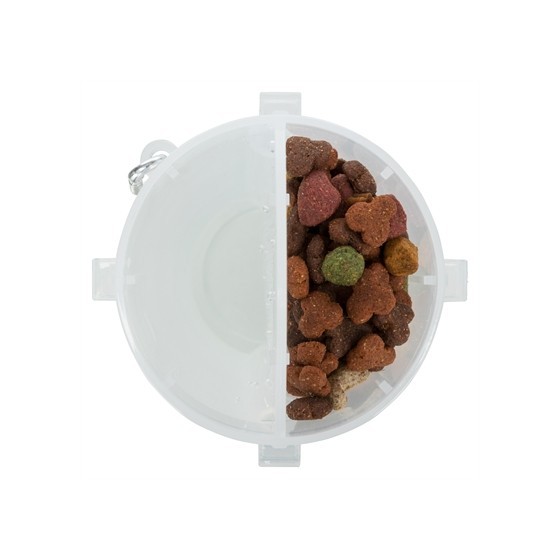 Trixie Waterfles / Voerfles Inclusief Reisbak Kunststof / Silicone 2X350 ML 11X11X23 CM