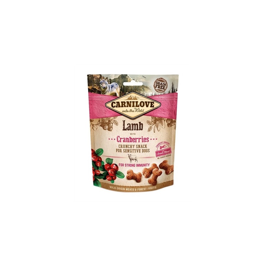Carnilove - Lam / Cranberries, Crunchy Snack. 200gr