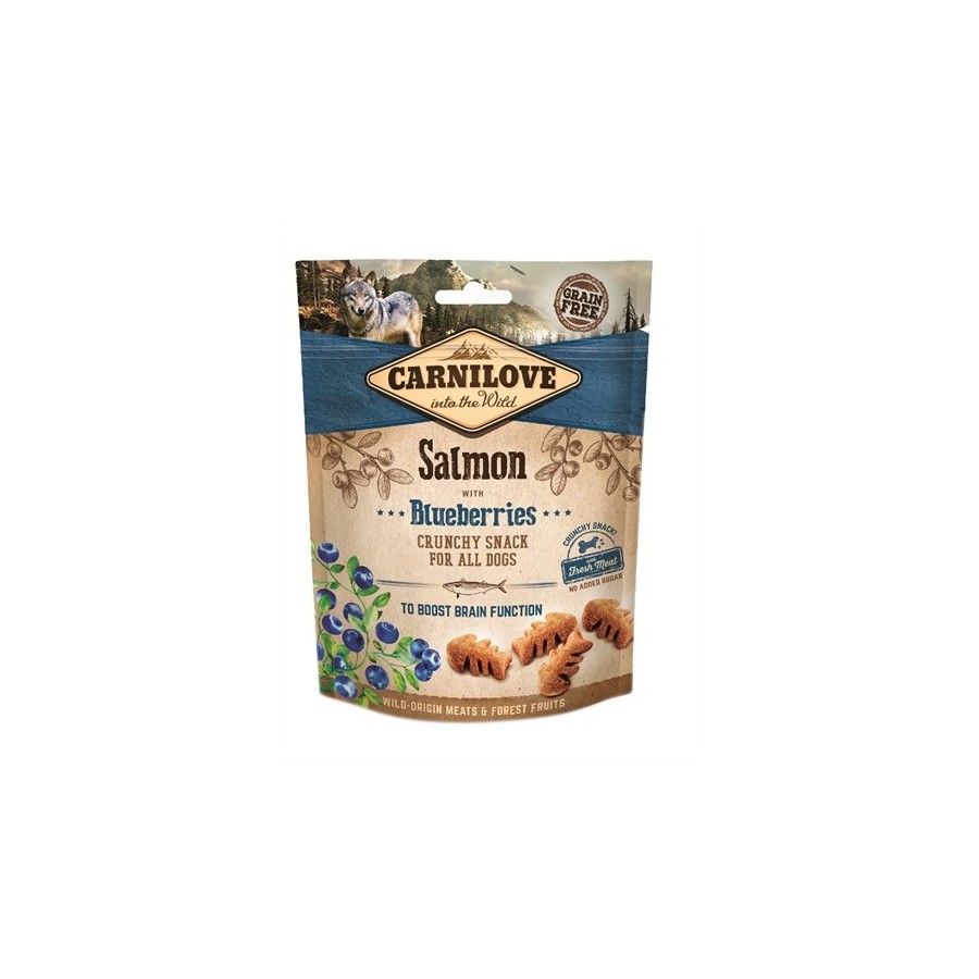 Carnilove - Zalm / Blauwe Bes, Crunchy Snack. 200gr