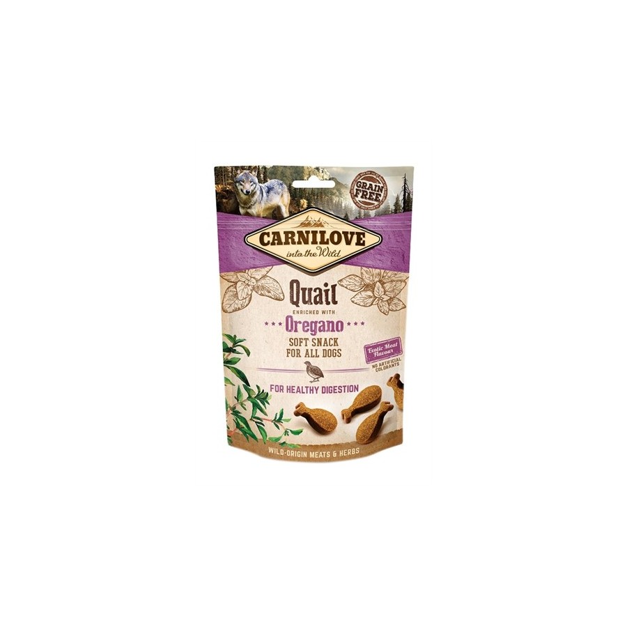 Carnilove - Kwartel / Oregano, Soft Snack. 200gr