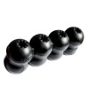 Kong Extreme Goodie Ribbon Zwart 21,5X8,5X5,5 CM