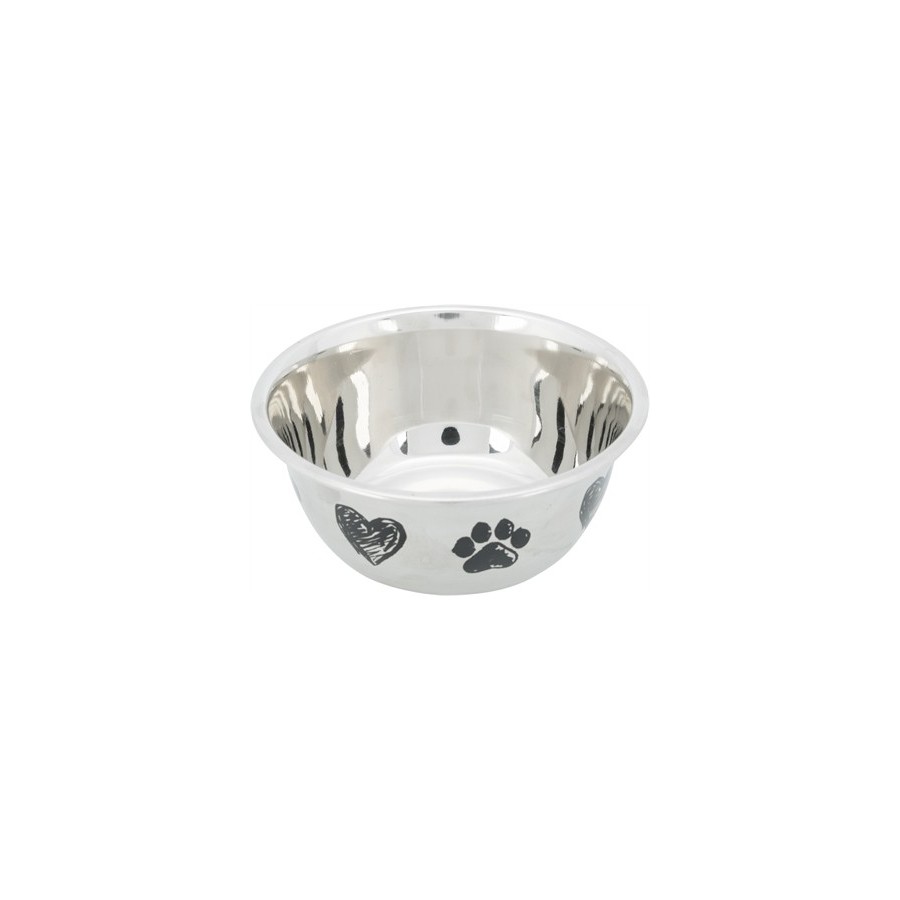 Trixie - Voerbak Hond Hart. 500ml, 13cm. 4 stuks