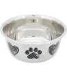 Trixie - Voerbak Hond Hart. 1lt, 15cm, 4 stuks