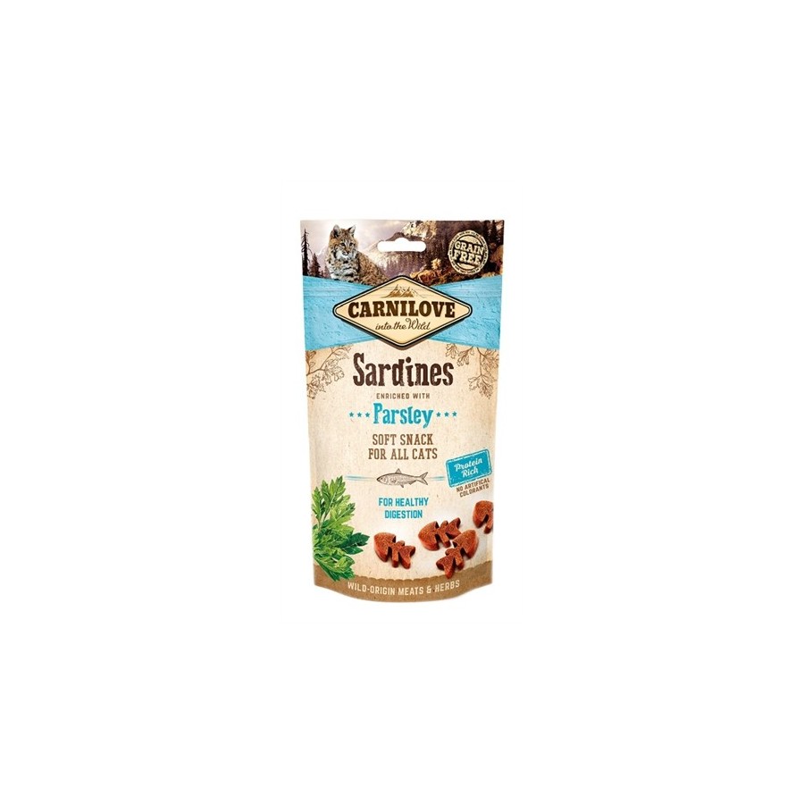 Carnilove Soft Snack Sardines / Peterselie 50 GR