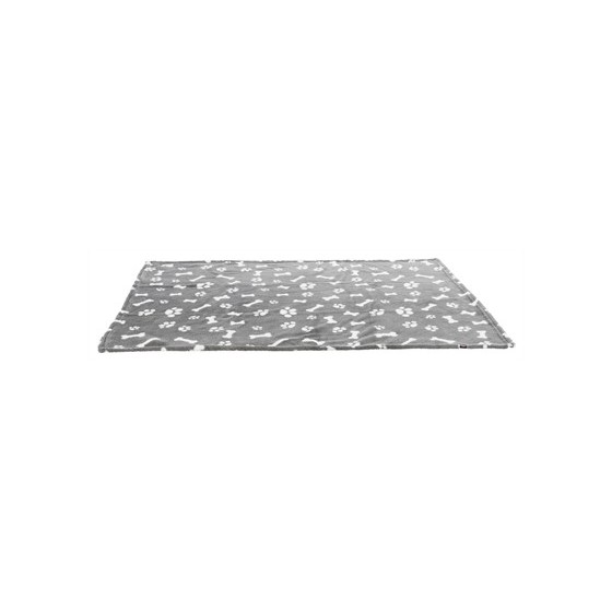 Trixie Hondendeken Kenny Fleece Bot / Pootjes Grijs 100X75 CM