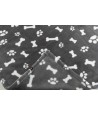 Trixie Hondendeken Kenny Fleece Bot / Pootjes Grijs 100X75 CM