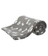 Trixie Hondendeken Kenny Fleece Bot / Pootjes Grijs 150X100 CM