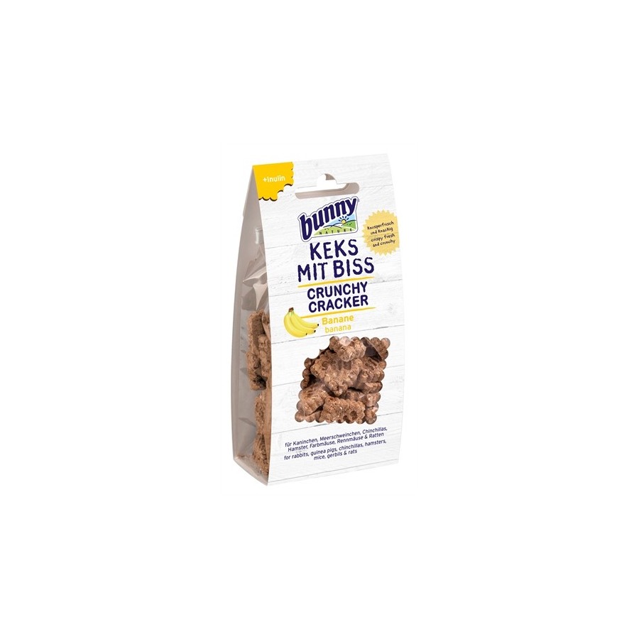 Bunny Nature - Crunchy Cracker Banaan. 50gr