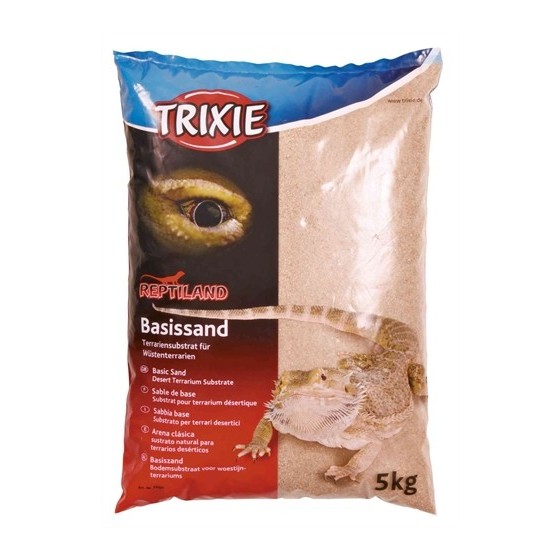 Trixie - Reptiland Basiszand Woestijnterraria Geel. 5kg