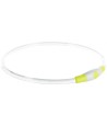 Trixie Lichtgevende Halsband Usb Flash Light Oplaadbaar Tpu Groen 65X0,8 CM