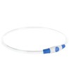 Trixie Lichtgevende Halsband Usb Flash Light Oplaadbaar Tpu Blauw 40X0,8 CM