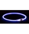 Trixie Lichtgevende Halsband Usb Flash Light Oplaadbaar Tpu Blauw 65X0,8 CM