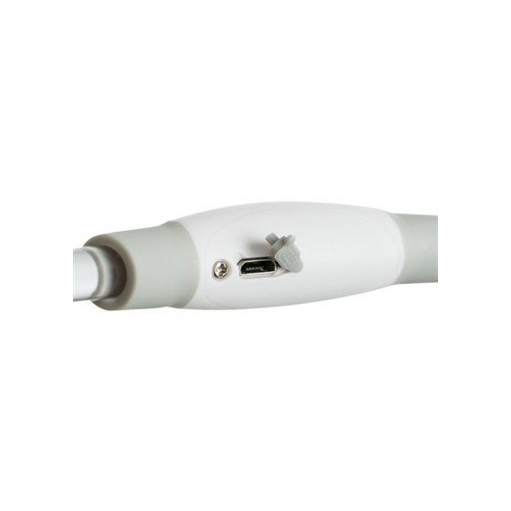 Trixie Lichtgevende Halsband Usb Flash Light Oplaadbaar Tpu Multi 65X0,8 CM