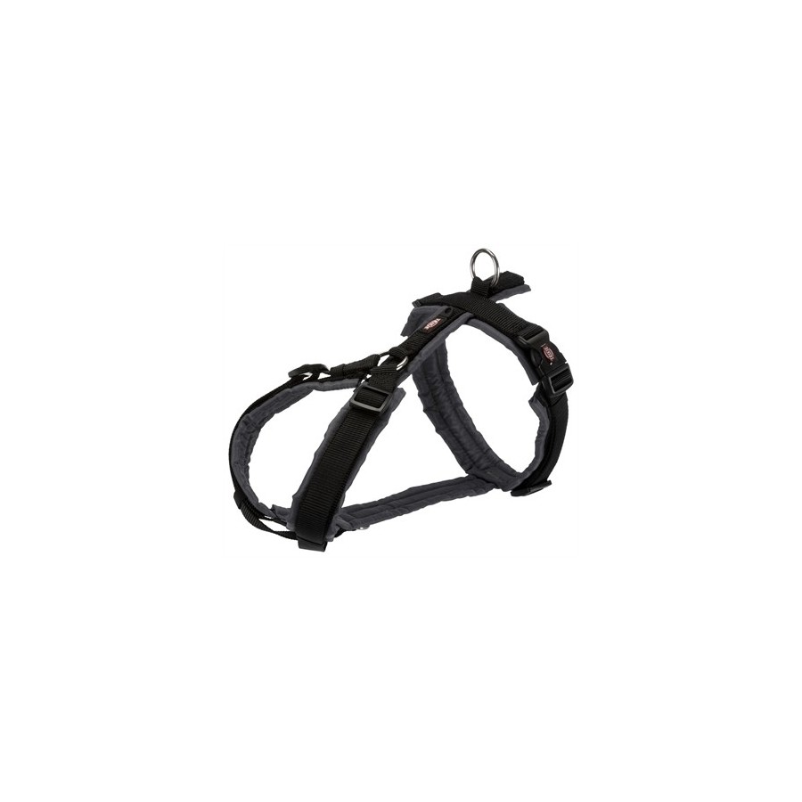 Trixie Hondentuig Premium Trekking Zwart / Grijs 36-44X1,5 CM