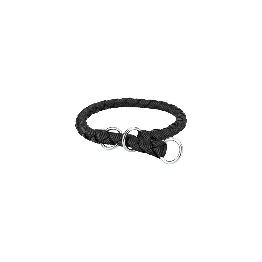 Trixie Halsband Hond Cavo Anti Trek Zwart 35-41X1,2 CM