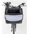 Trixie - Fietsmand Stuur, Nylon Zwart / Grijs