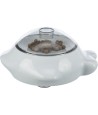 Trixie Snack Popper Grijs / Limoen 21X12X10 CM