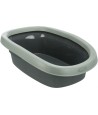 Trixie Be Eco Gerecycled Kattenbak Carlo Met Rand Antraciet / Grijs 58X38X17 CM 2 ST