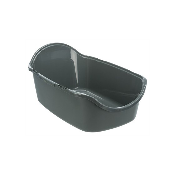 Trixie Be Eco Gerecycled Kattenbak Vico Met Kap Antraciet/Groen 56X40X40 CM
