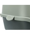 Trixie Be Eco Gerecycled Kattenbak Vico Met Kap Antraciet/Groen 56X40X40 CM