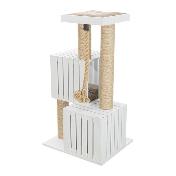 Trixie Be Nordic Krabpaal Skadi Wit 62X52X114 CM