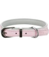 Trixie Halsband Hond Active Comfort Met Strass Steentjes Leer Roze 17-21X1,2 CM