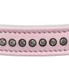 Trixie Halsband Hond Active Comfort Met Strass Steentjes Leer Roze 17-21X1,2 CM