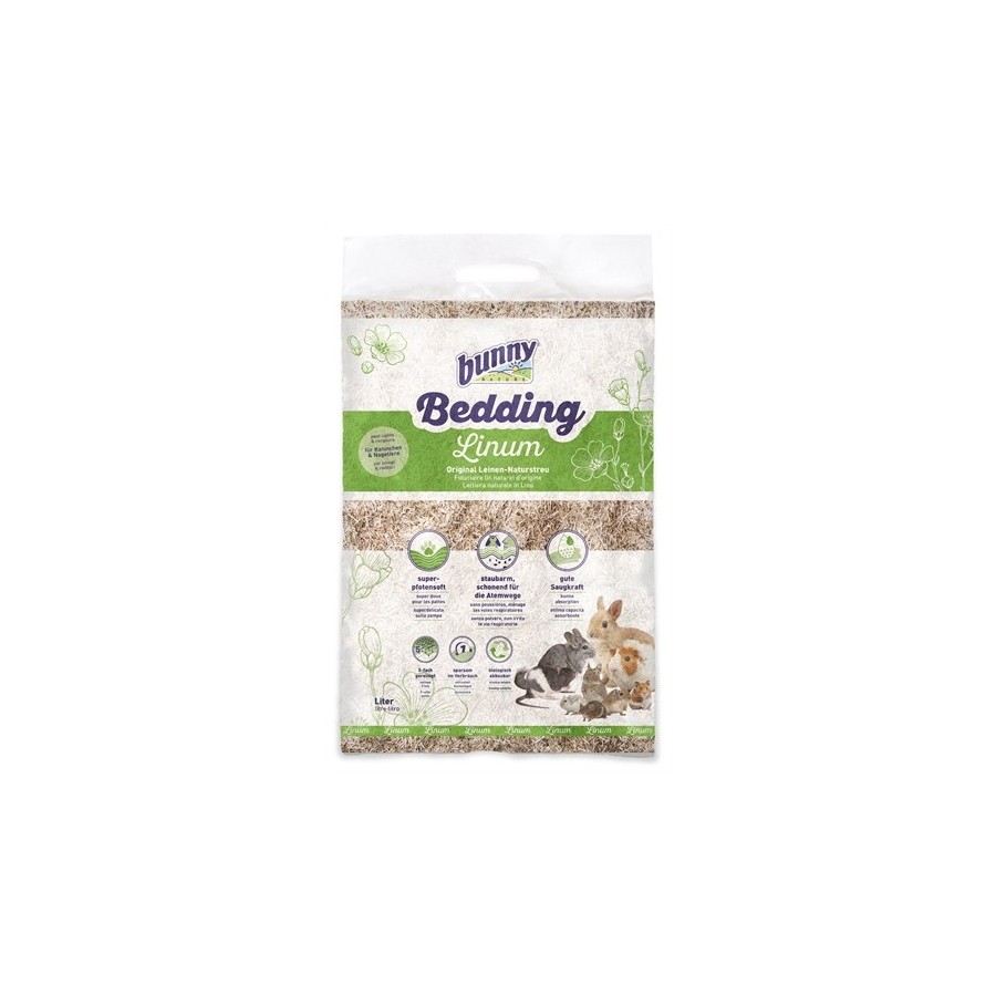 Bunny Nature - Bunnybedding Linum Vlasvezel. 12,5lt