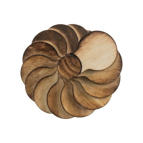 Trixie Speeltoren Voor Hamsters/Muizen Gevlamd Hout 10X9X12 CM 3 ST