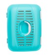 Trixie Vervoersbox Knaagdier Midi-Capri Lichtgrijs/Turquoise 44X32X33 CM